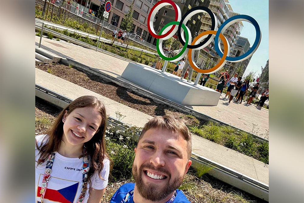 Olympiády v Paříži se zúčastnila naše terciánka, gymnastka Soňa Artamonova