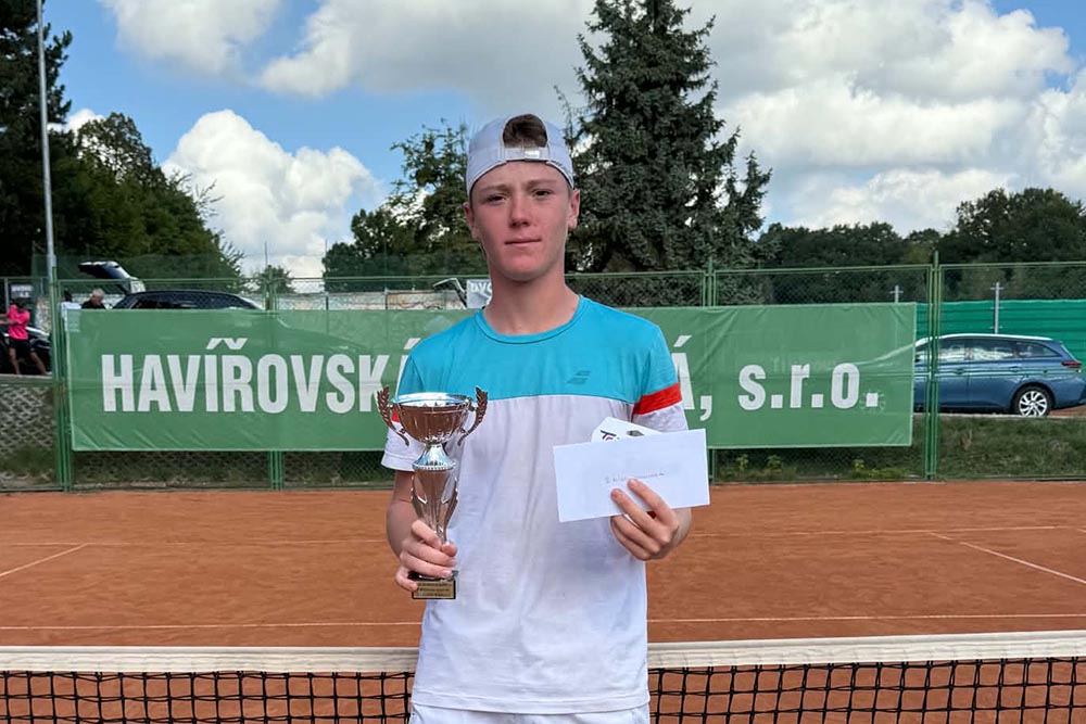 Honza Kolář finalistou celostátního tenisového turnaje v Havířově