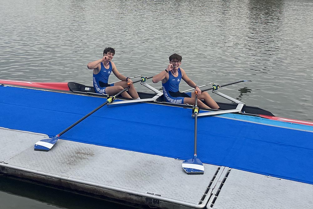 Martin Menšík s Dominikem Vávrou úspěšní na MČR ve veslování