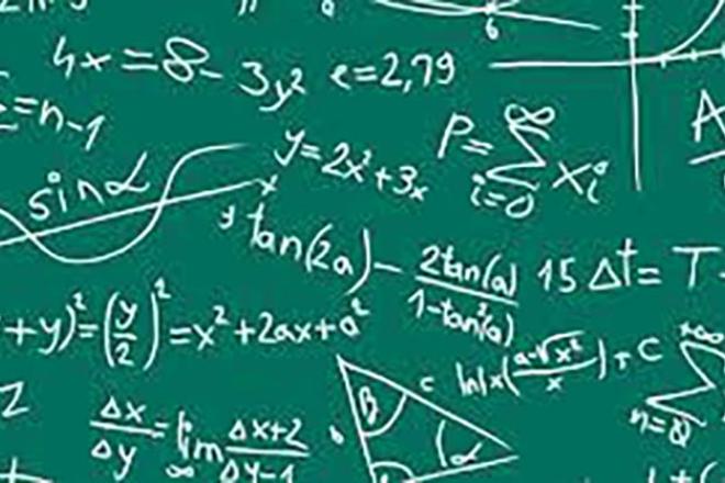 Podzimní matematika Tabule s matematickými příklady