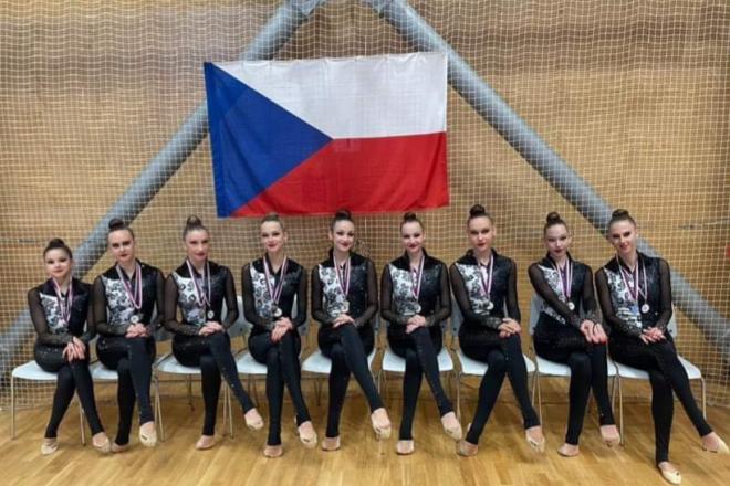 Lucie Jírová stříbrná na MČR v estetické gymnastice