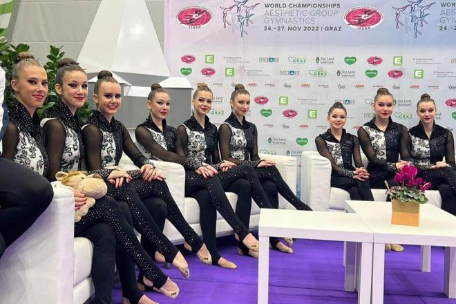 Lucie Jírová na Mistrovství světa v estetické gymnastice