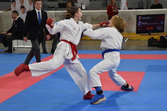 Riana Veselíková 3. na Eurocupu v karate